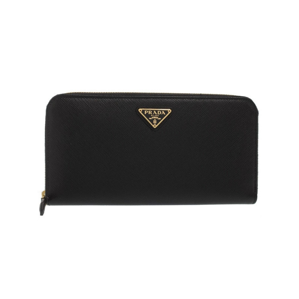 Prada Round Zipper Long Wallet